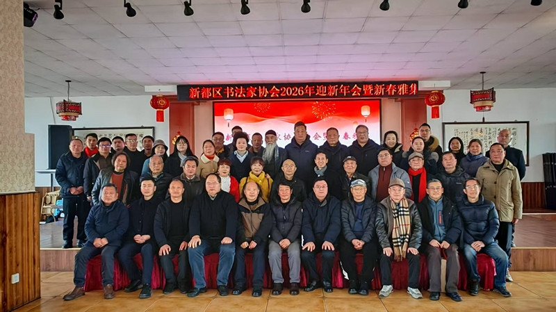 《鹧鸪天·新都书协新春雅集》